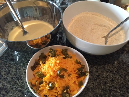 Cheesy spicy goodness!